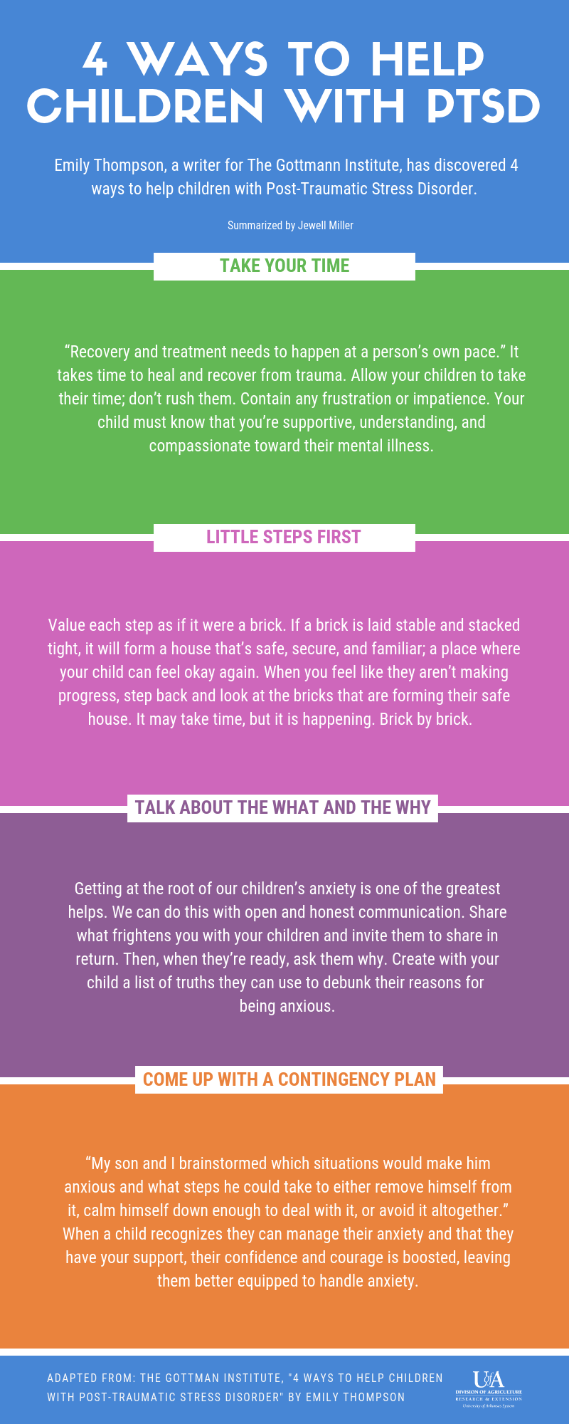 4 Ways to Help Children with PostTraumatic Stress Disorder